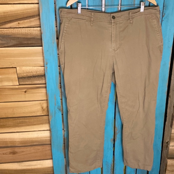Orvis Pants Orvis Flannel Lined Khaki Pants Size 4x30 Poshmark